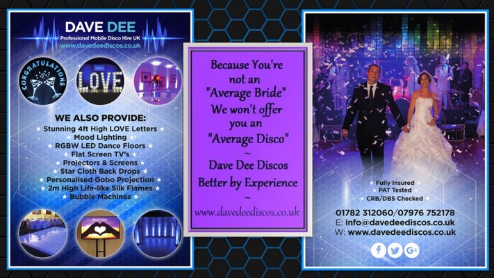 DAVE DEE:  Professional Mobile Disco Hire ... All Occasions