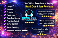 DAVE DEE:  Professional Wedding DJ's, Disco's & Lighting Hire
