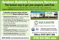 Dun N Dusted Rubbish Removal Ltd