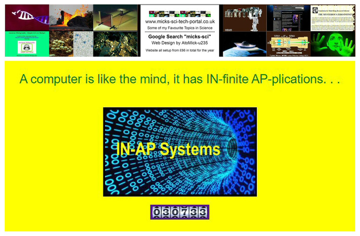 IN-AP Systems - Web Design - Site All Set Up - From £115 a Year